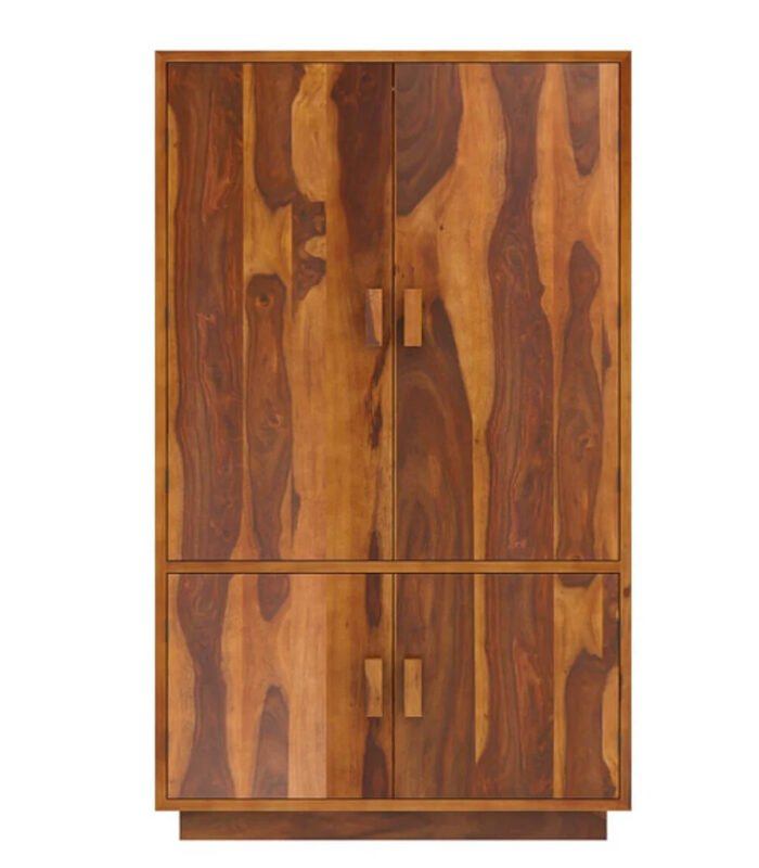 WOODEN 2 DOOR WARDROBE
