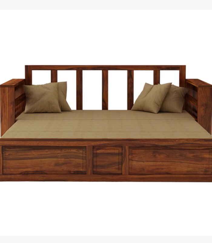 WOODEN SOFA CUM BED