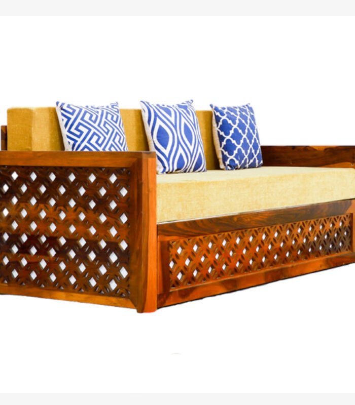 WOODEN SOFA CUM BED